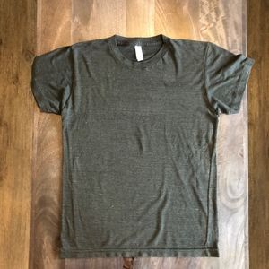 American Apparel Tri-Blend Crewneck Track T-Shirt